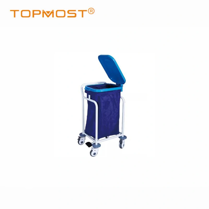 Hospital Medical Cleaning Nursing Trolley Patient Dirt Clothes Collecting Trolley Carts