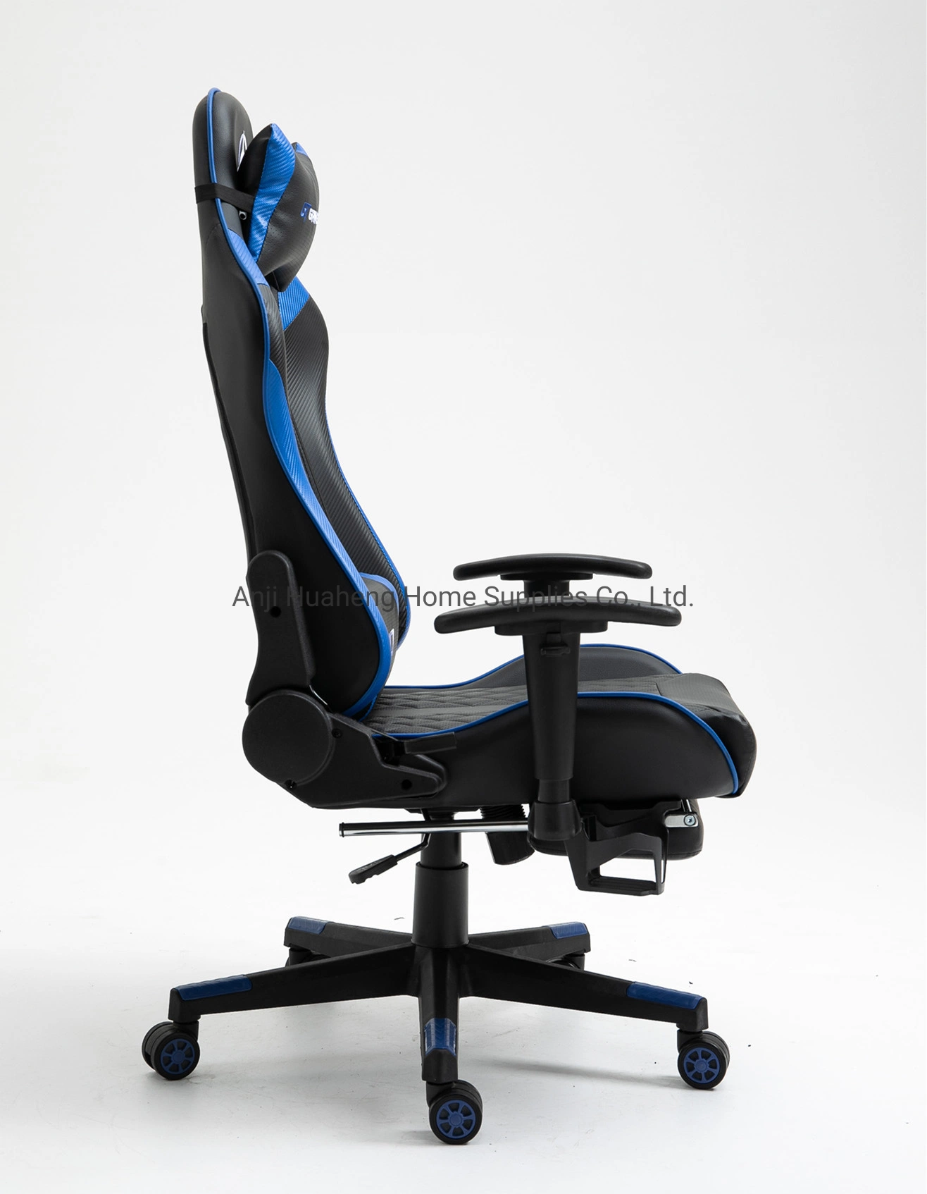 Anji Factory Ergonomic Reclining Gaming Chair with Footrest Cup Holder Office Chair