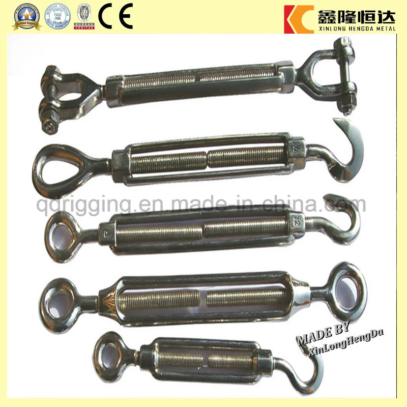 SUS316 DIN 1480 Open Body Turnbuckle with Eye and Eye