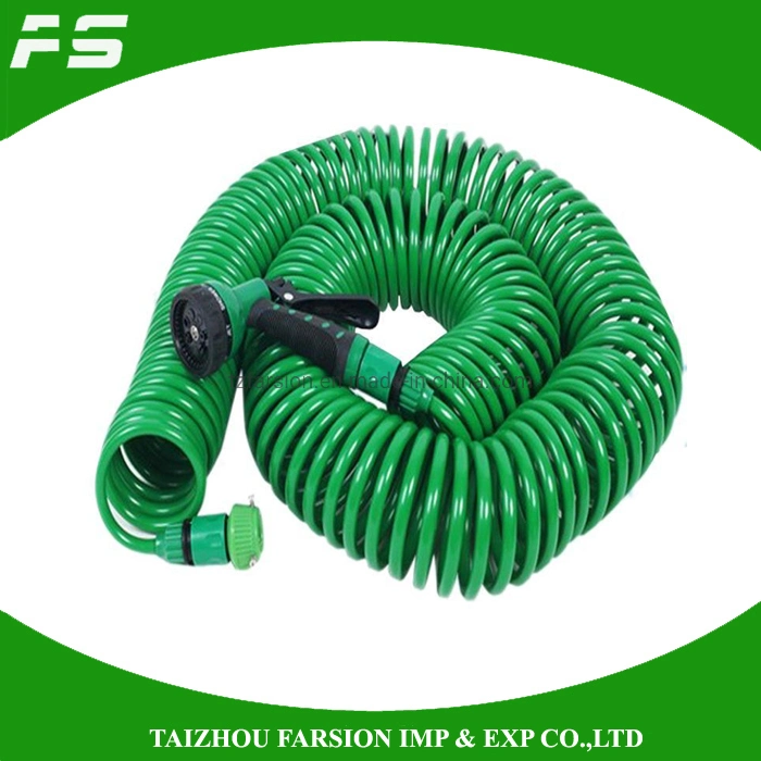 Auto Waschmaschine Blume Rasen Gartenbewässerung Werkzeug Flexible Spule Spirale Spring Tube Curly Expandable Garten Wasser Schlauch Rohr mit Spray Pistole