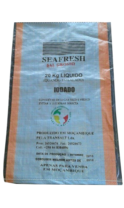 Sac tissé en plastique exporté en Thaïlande pour l'emballage du riz