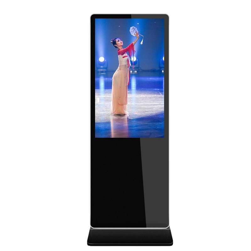 55 Inch Indoor Shopping Mall LCD Display Floor Standing Digital Signage Totem Advertising Player