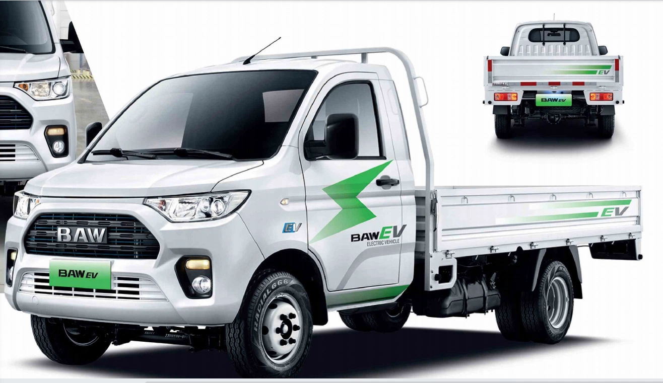 EV Car Changan Star 2023 Pure Elektro-Transporter 2 Sitze 55kW Cargo Truck Electric Mini Pickup 2 Türen 2 Sitzwagen