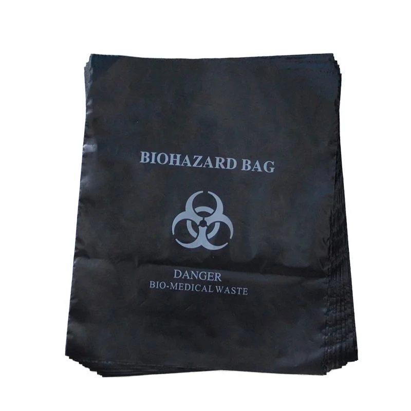 Hospital Use Yellow HDPE Biohazard Specimen Transport Bags