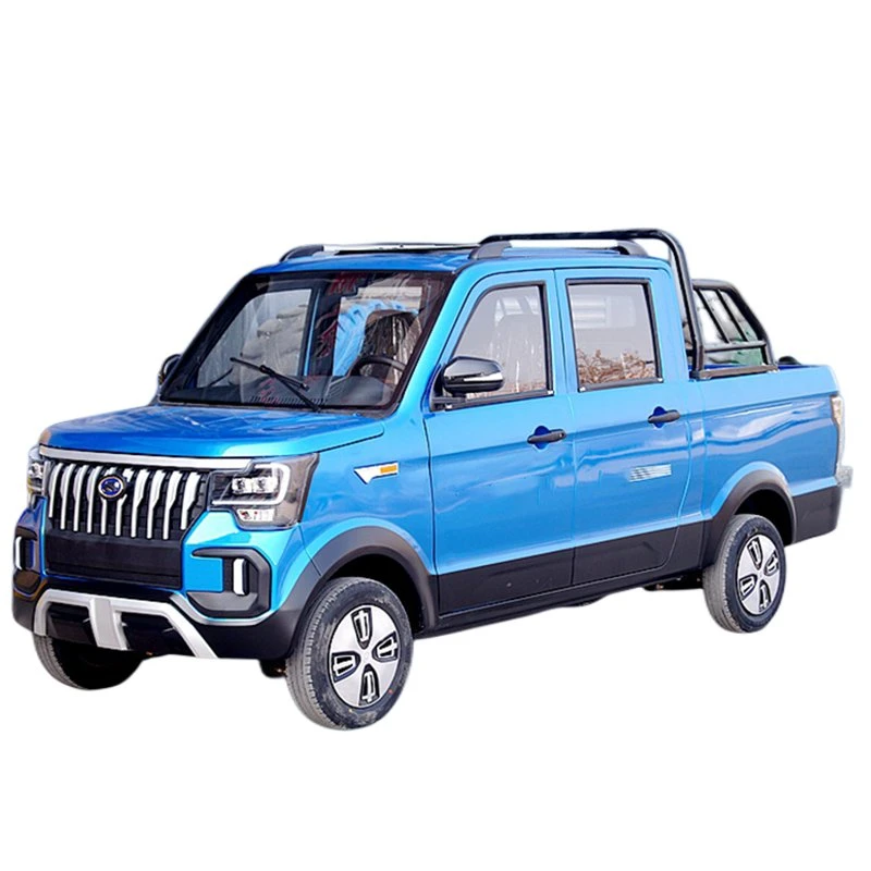 Factory Direct Selling Electric Microcar Freight Truck Double Row Four Seat Electric Double Cab Pickup