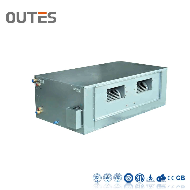 Cooling Ventilation / Heating Concealed Duct Fan Coil Water Chilled Certral Air Conditioner