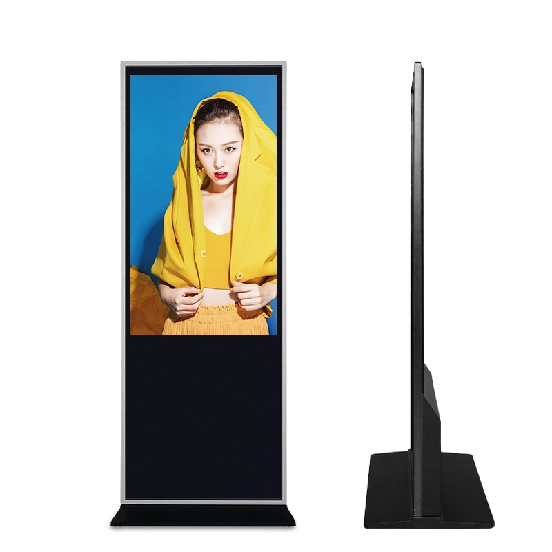 شاشة عرض Poster Kiosk إعلانات Totem LCD عالية السطوع