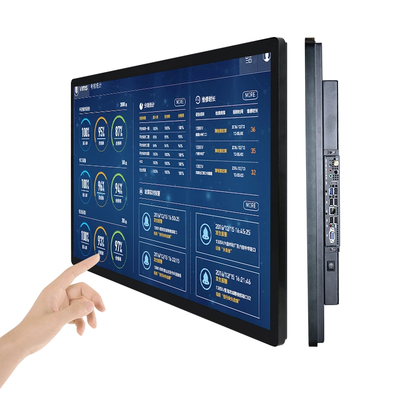 43inch Pcap Wall Mount Linux OS PC All in One Computer Touchscreen for Information Query