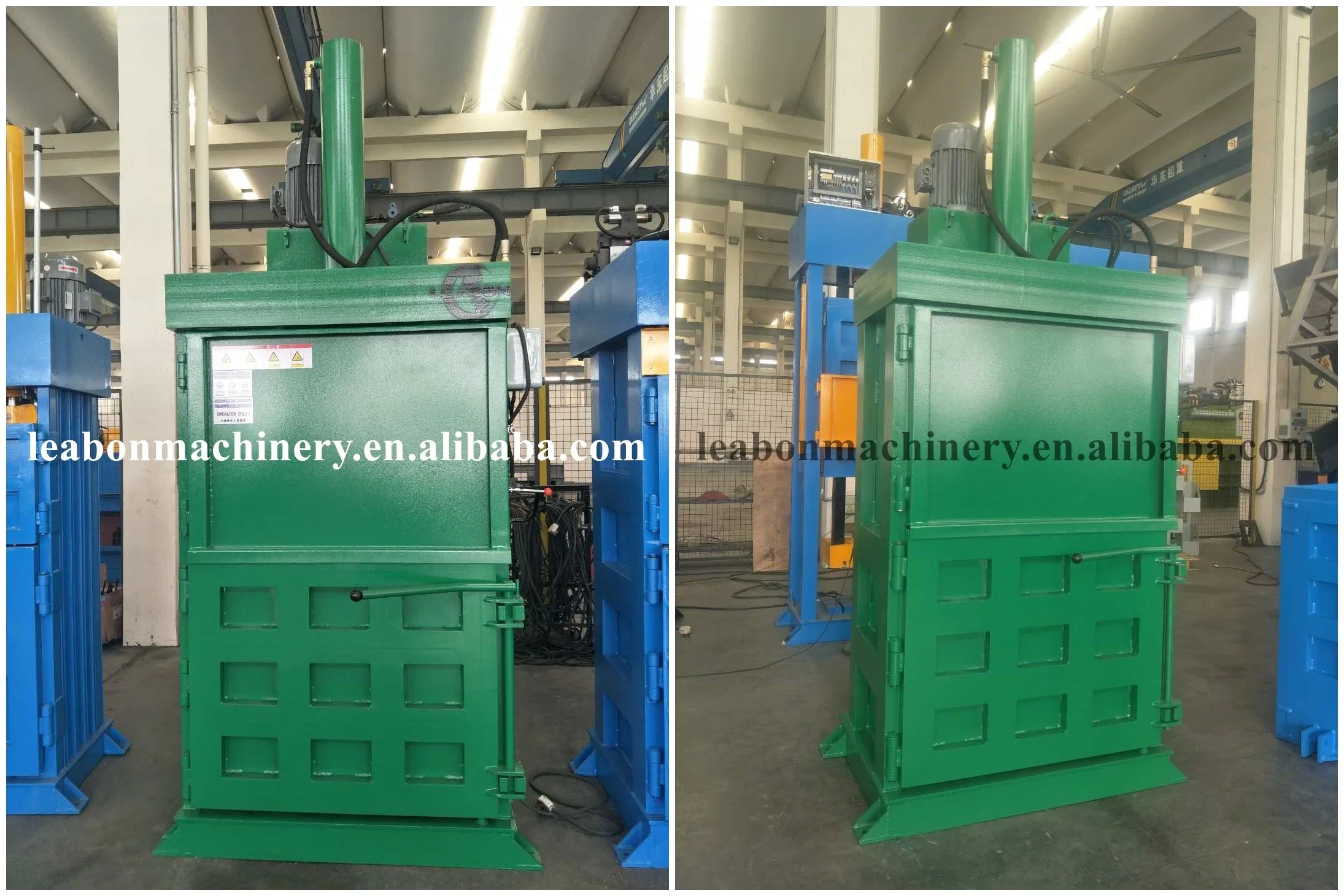High quality/High cost performance  and Low Price Vertical Hydraulic Plastic Scrap Baler Manufacturer Hydraulic Waste Plastic Bottle Press