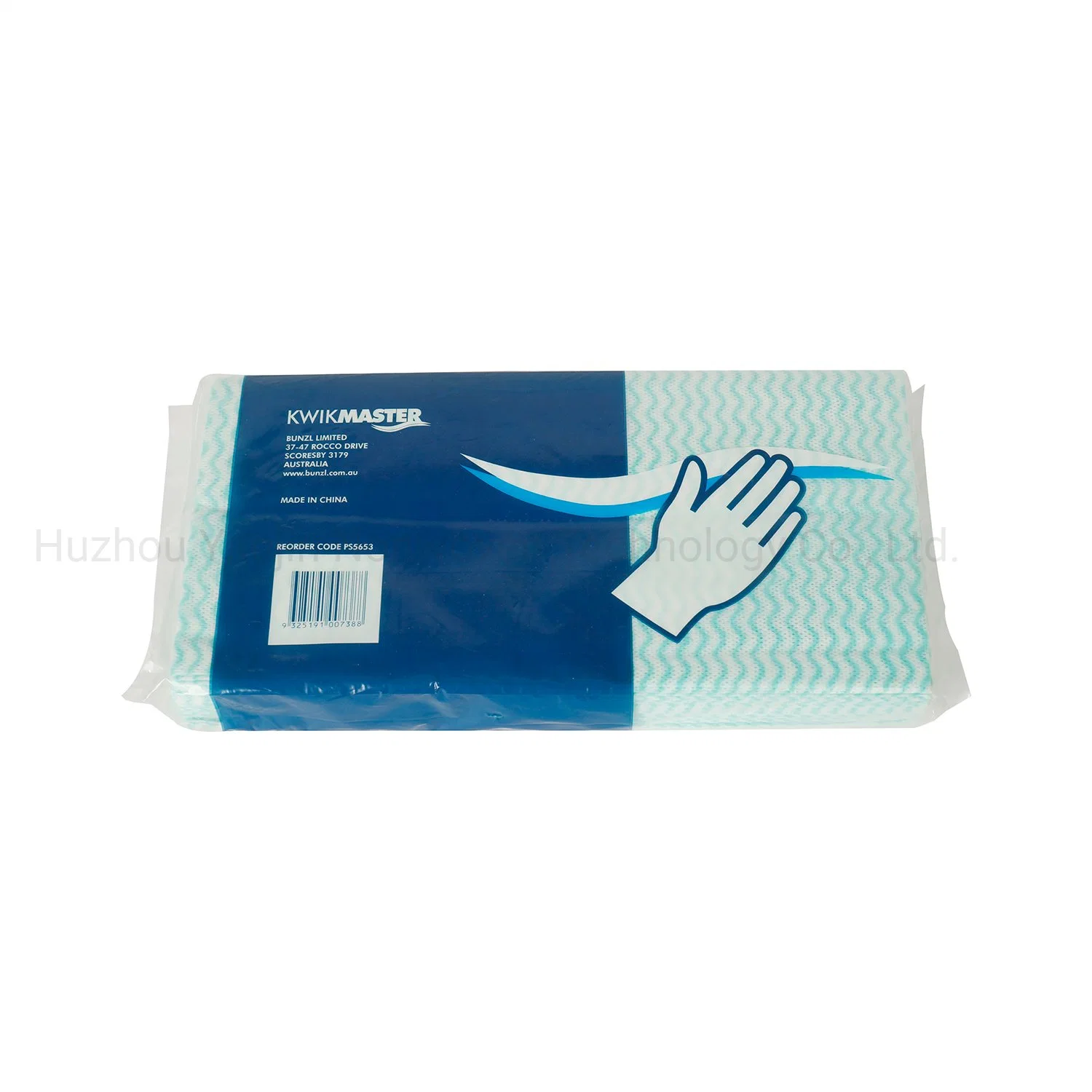 China Disposable Non-Woven Kitchen Disinfection Wet Wipe Cleaning Dry Cloth with Printing Soft Wipe