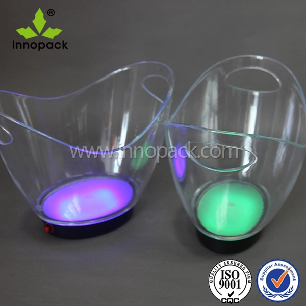 Rechargeable Light up LED Ice Buckets for Soda Storage