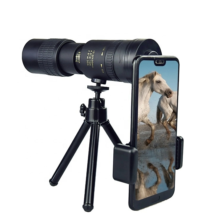 حامل ثلاثي القوائم متاح Telescope صورة عن بعد Bak4 Prism Waterism Zoom Monocular لمدة الهاتف المحمول