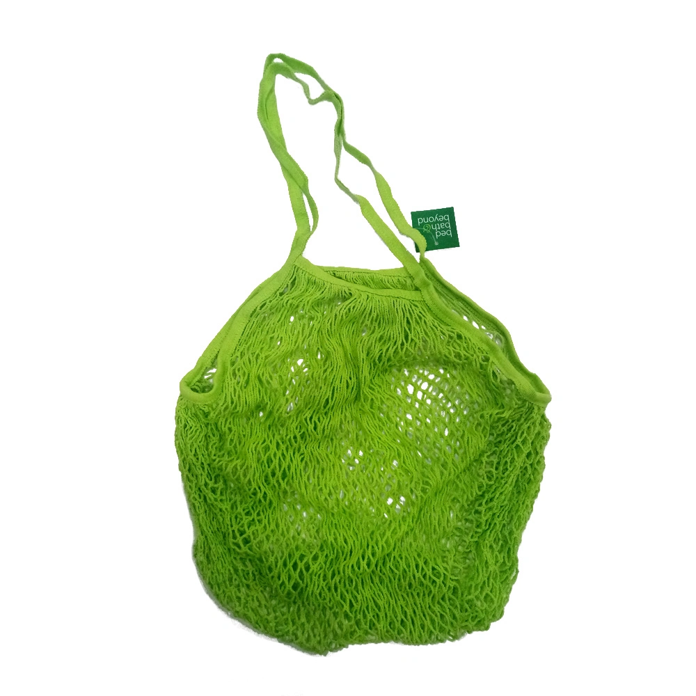 Gots Wiederverwendbare Bio-Baumwoll-String Einkaufstaschen Öko-Gemüse Produzieren Net Shopping Bag Veggie Bag Mesh Bag