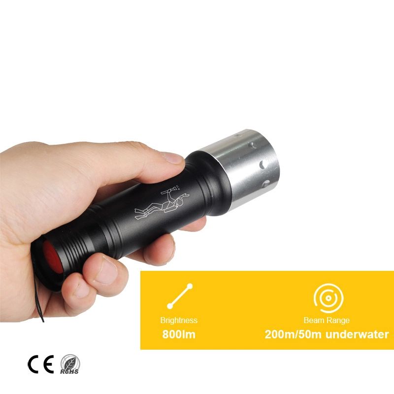 Battery Yunzhe Color Box /OEM 28*45*155mm Rechargeable Flashlight Torch Light