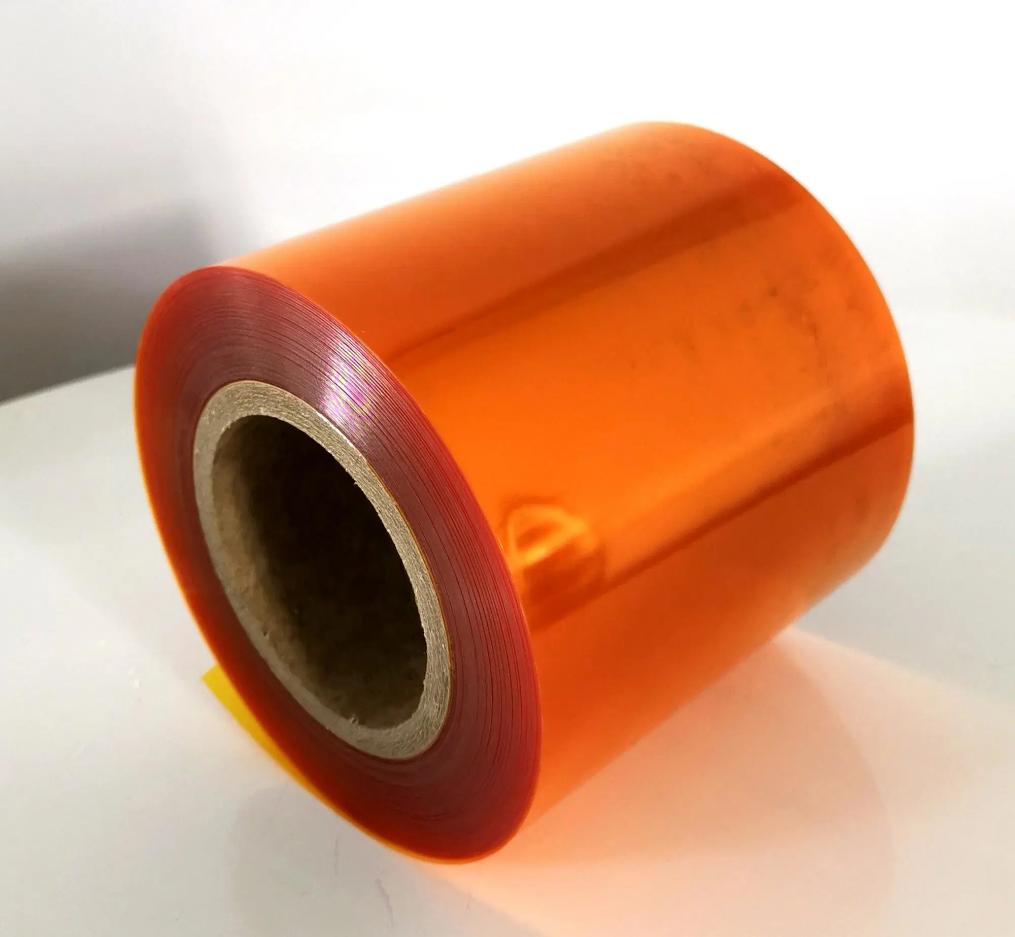 Factory Wholesale/Supplier Price Delivery Fast High quality/High cost performance  Hot Sale Different Color 0.25mm 0.35mm Thickness 135mm Width Orange Color PVC Rigid Film for Pharmaceutical P