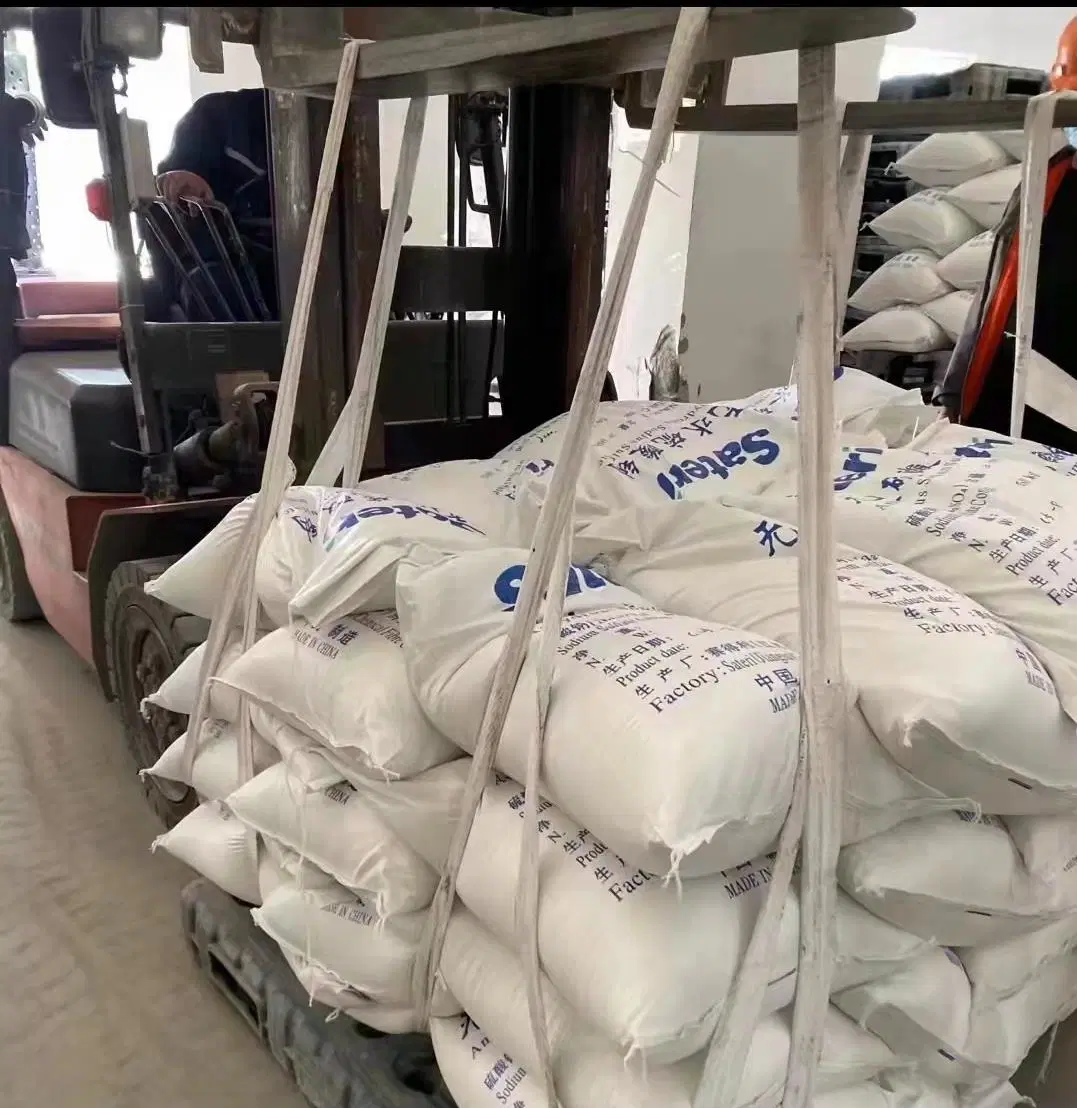 Sodium Sulphate 99% Min Origin in China Packing: in 25/50kgs Bags