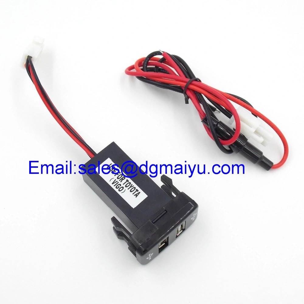 2.1A USB doble toma de corriente para Smart Phone PDA iPad iPhone cargador para Toyota Vigo