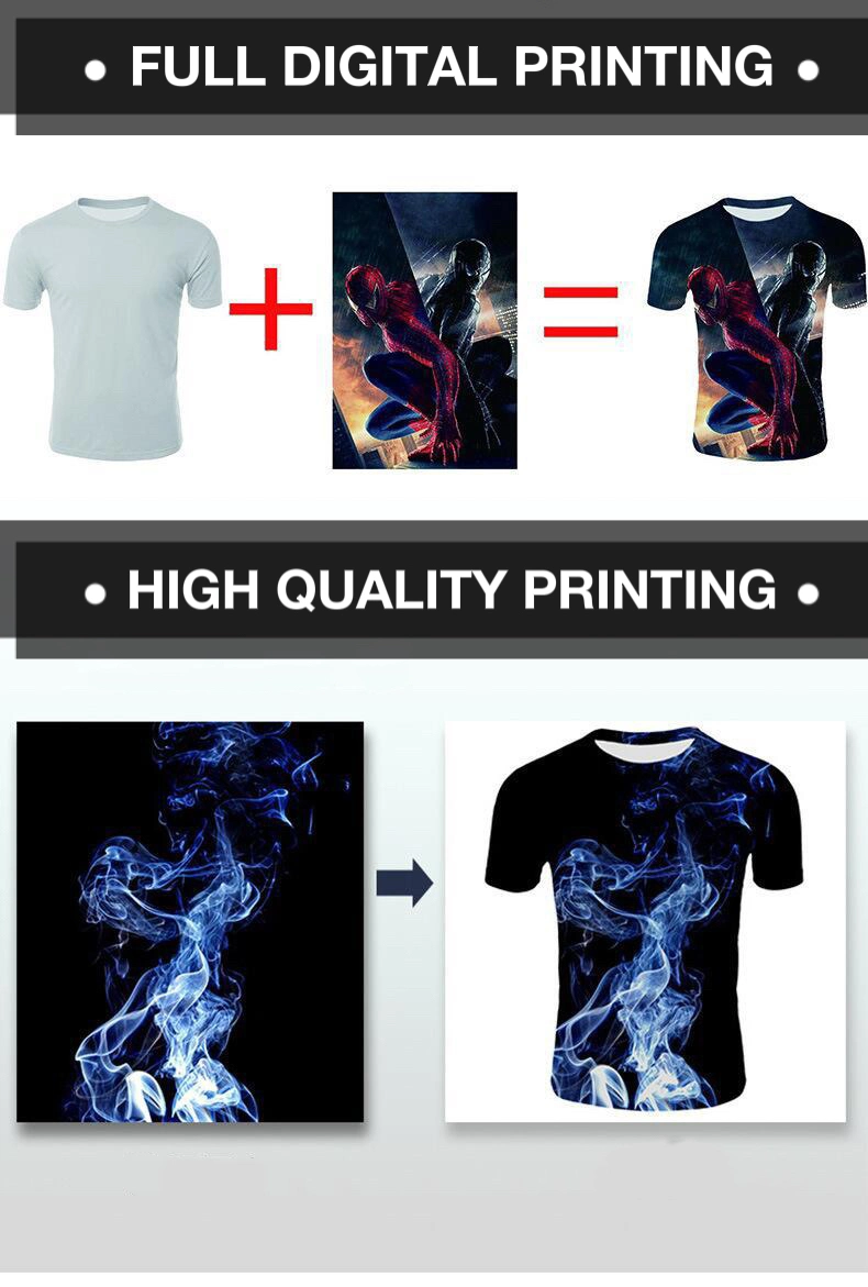 T Shirt Printing Design Software Tee Shirt Blank Men Cotton T Shirt