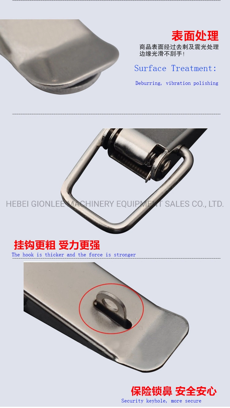 General Luggage Hardware Accessories, Stainless Steel Spring Hasp