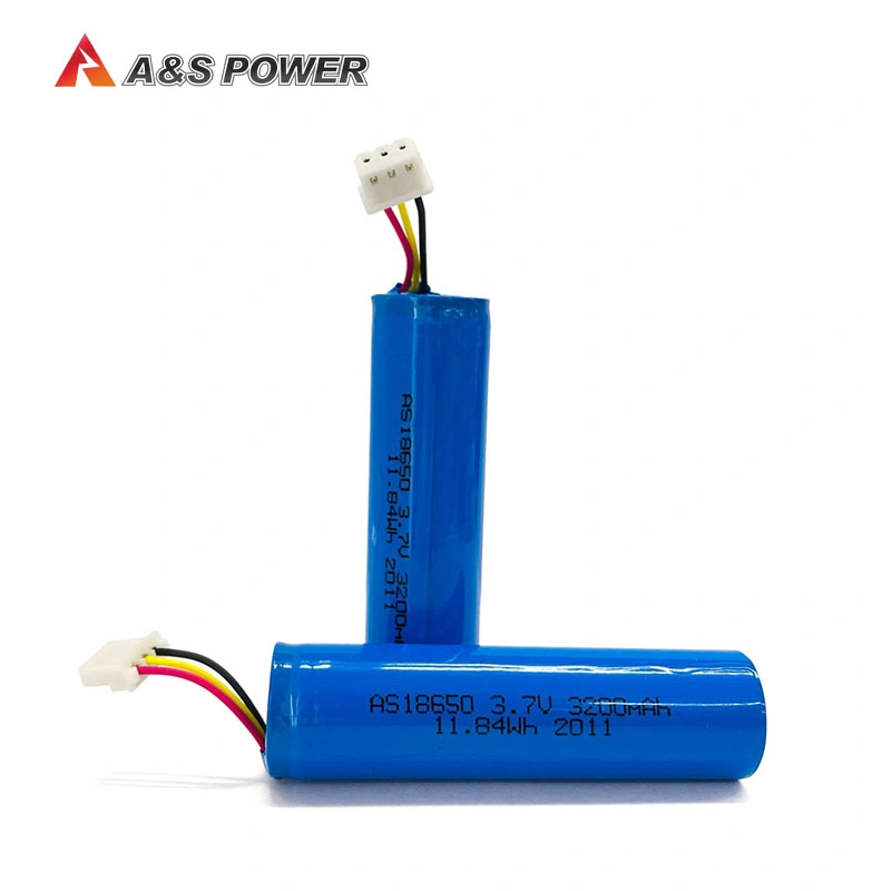 A&S Power High Quality 18650 3.7V 3200/3350/3500mAh Lithium Ion Battery Cell with UL2054/CB/Kc/Bis Certificate