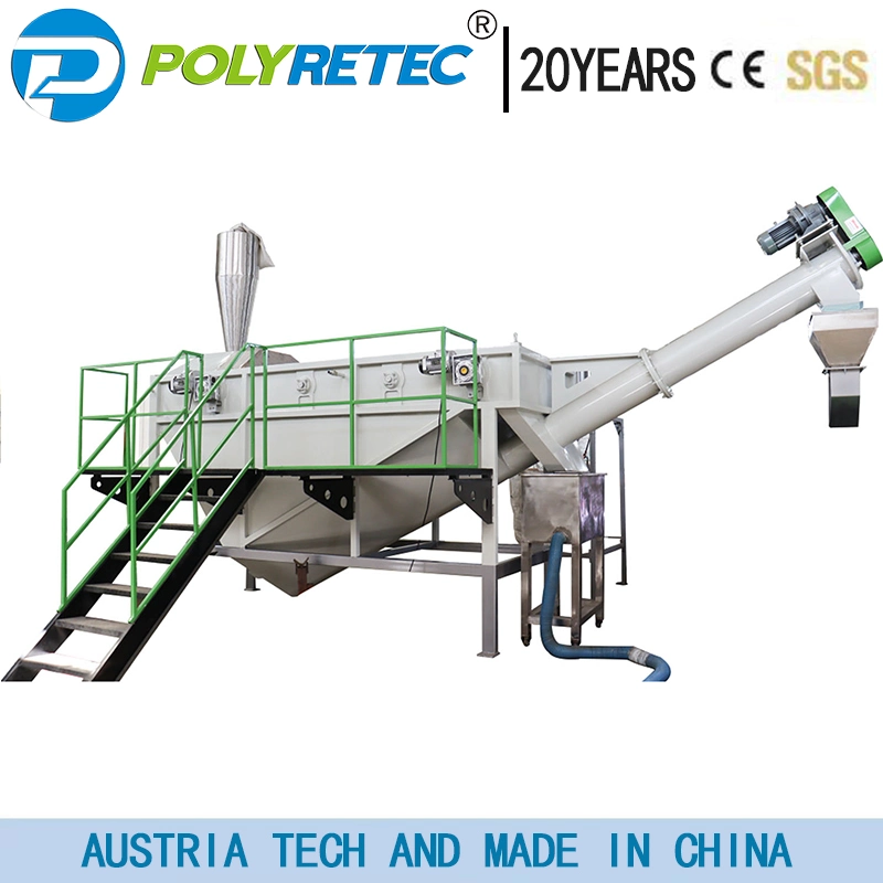 500 Kg/H - 3000 Kg/H Plastic ABS/PS/Household Appliance TV Shell Crushing Washing Recycling Equipment