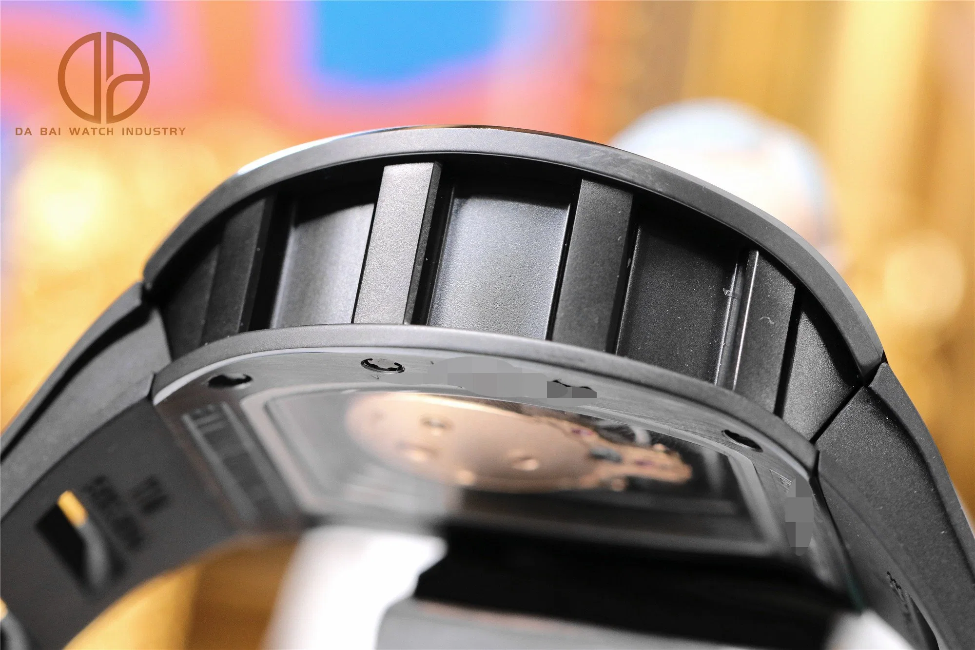 Luxury Watch Skull Bbr Zf T+ Watch Black Ceramic Carbon Fiber Hollow Tourbillon Automatic Men's Mechanical Watch Gold Watch