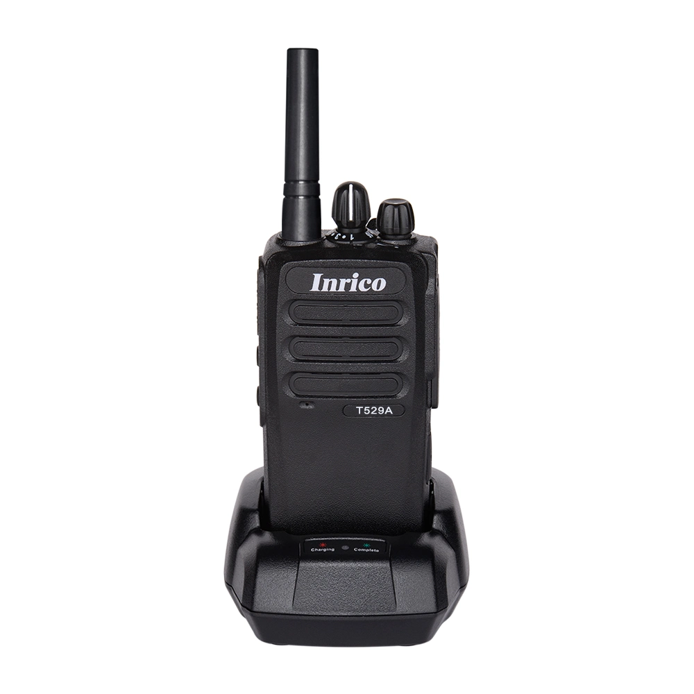 Inrico T529A 4G POC LTE 4000mAh e cartão SIM walkie-talkies Radio