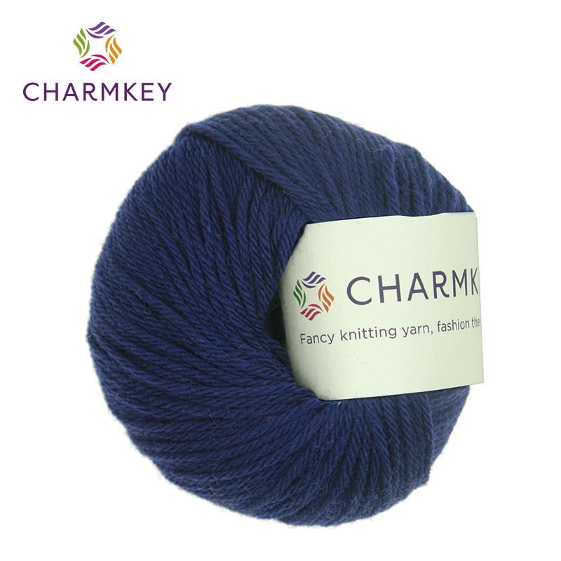 Charmkey Non-Shrinkable tejer la mano de lana hilados de lana merino