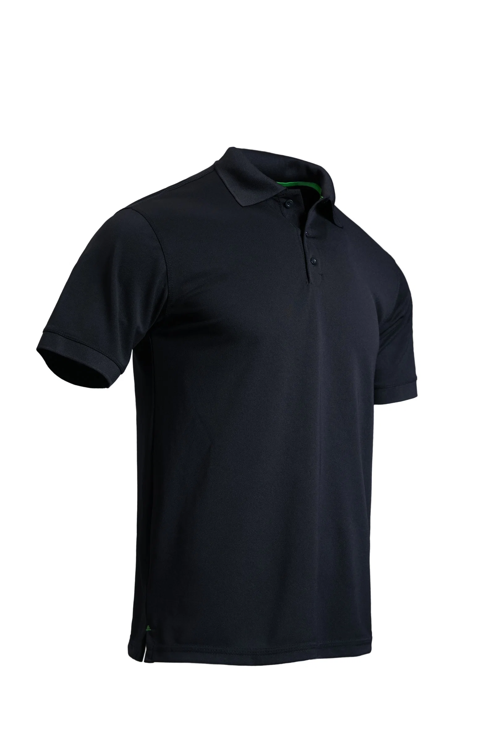 Men's Summer Solid Pique Breathable Sport Polo Shirt
