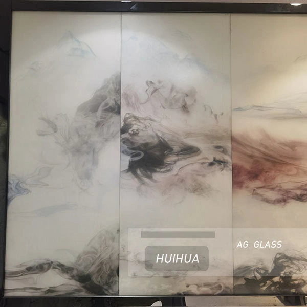 Frosted Etched Suede/Solarifier/Anti Glare/Non Glare/AG Coating Polished Picture Frame Art Exhibition Glass