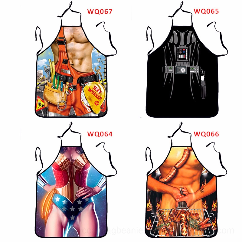 OEM Fashion Flower Printed Kitchen Masonic Sexy Apron