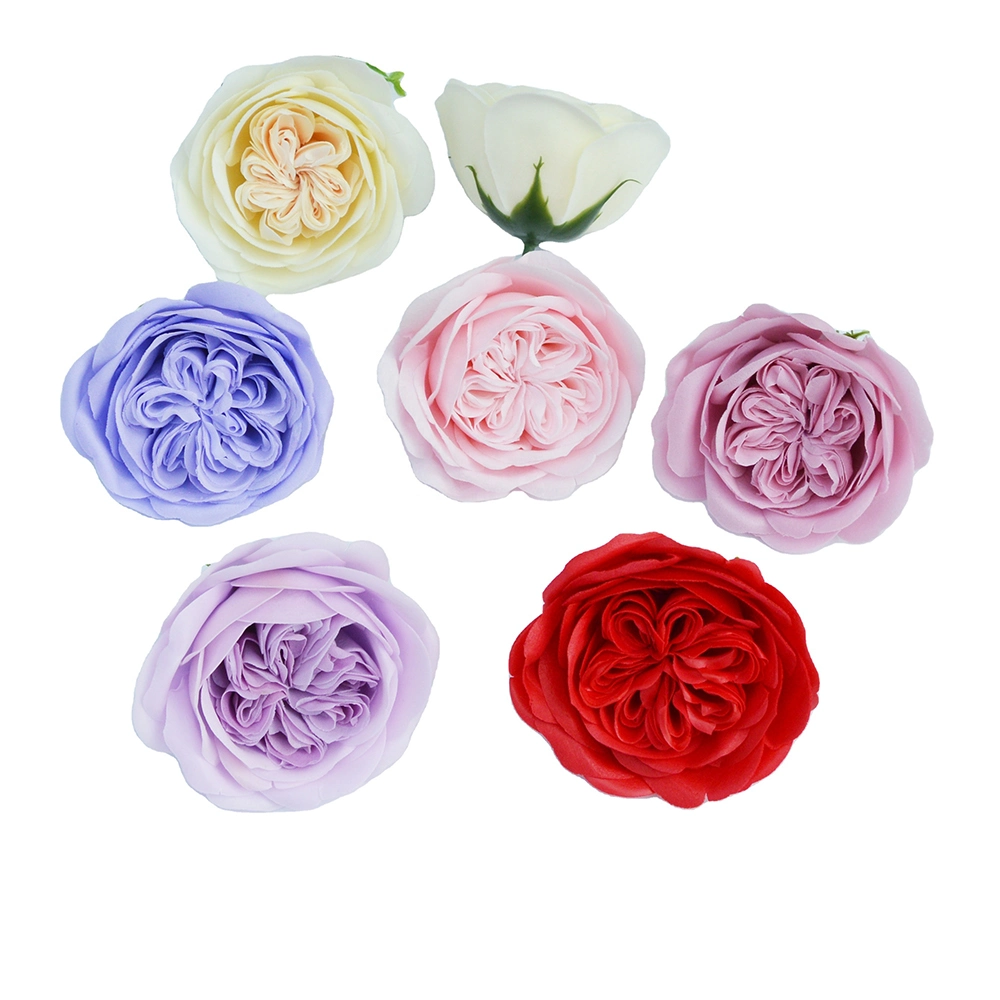 Großhandel erhaltene Blume Real Touch Seife Austin Rose 7cm erhalten Austin Rose