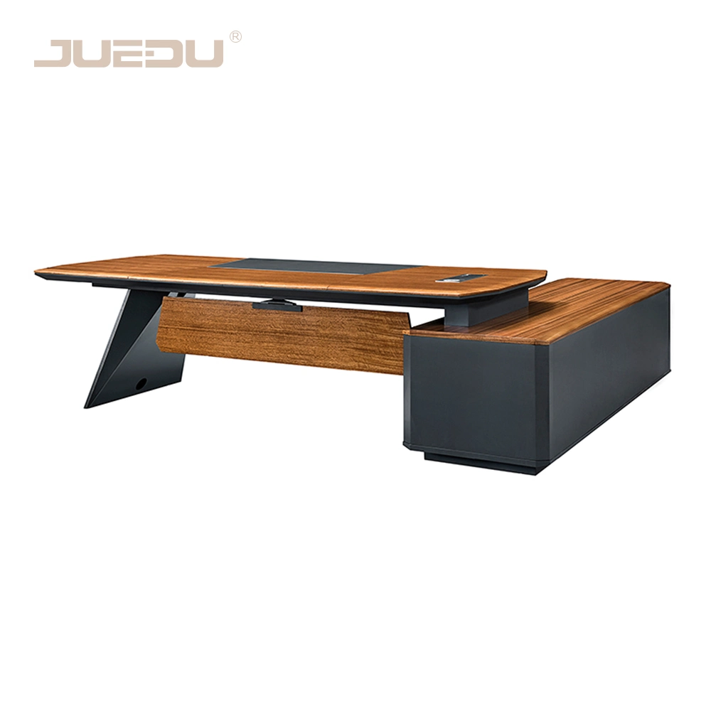 10 Year Factory Wholesale/Supplier Classic Luxury Modern L Shape Large Wooden Modular High End CEO Manager Office Furniture Executive Desk