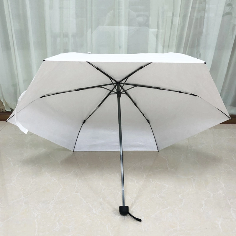 Wholesale/Supplier 6K Parasol Manual Opening Rain Fold White Tyvek Paper Windproof Umbrella for Gift