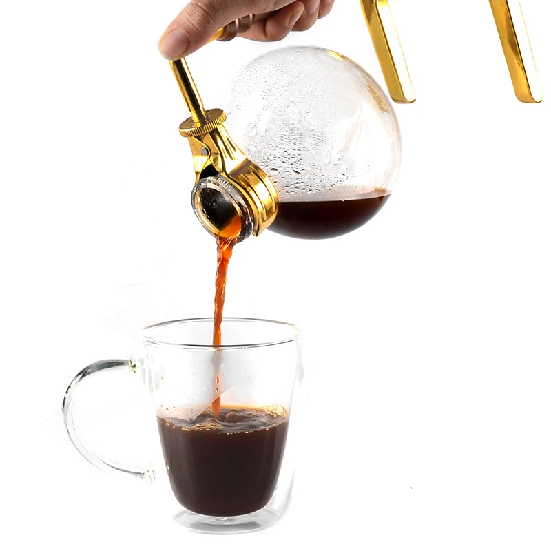 1: Amazon Hot Sale 3 copos Café Syphon Siphon Cafetaria Máquina de café Siphon Espresso em vidro fácil de utilizar