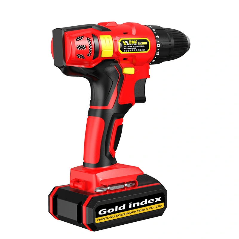 Gold Index 21 в Electric Drill Nail Mini Cordless Machine Hand Литий-ионный комплект вертикального точильного долота аккумулятора Высокомощные дрели