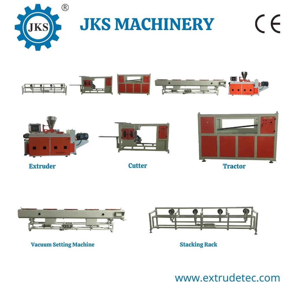 Chemical Industry PVC Pipe Production Machine/Pvcpipe Making Machine Price/Plastic PVC Extruder Line