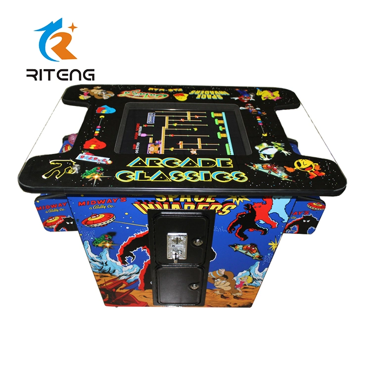 Nouveau modèle à 2 joueurs 60 19 pouces dans le tableau 1 Cocktail Arcade Game Machine s'asseoir à table Arcade