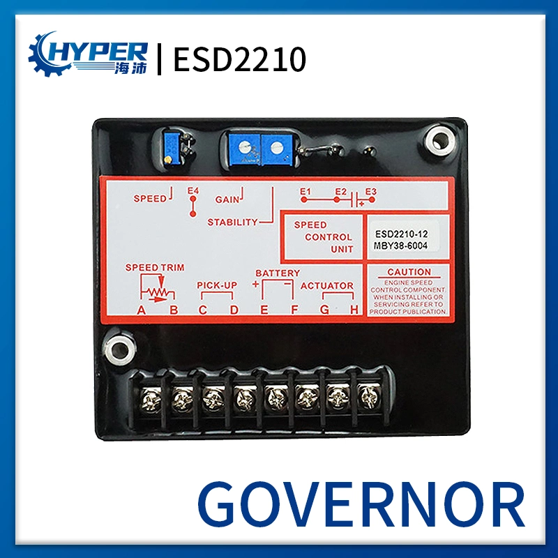 ESD2210 Motor Unidad de controlador de velocidad del regulador electrónico Grupo Electrógeno Diesel Accesorios ESD2210 12V