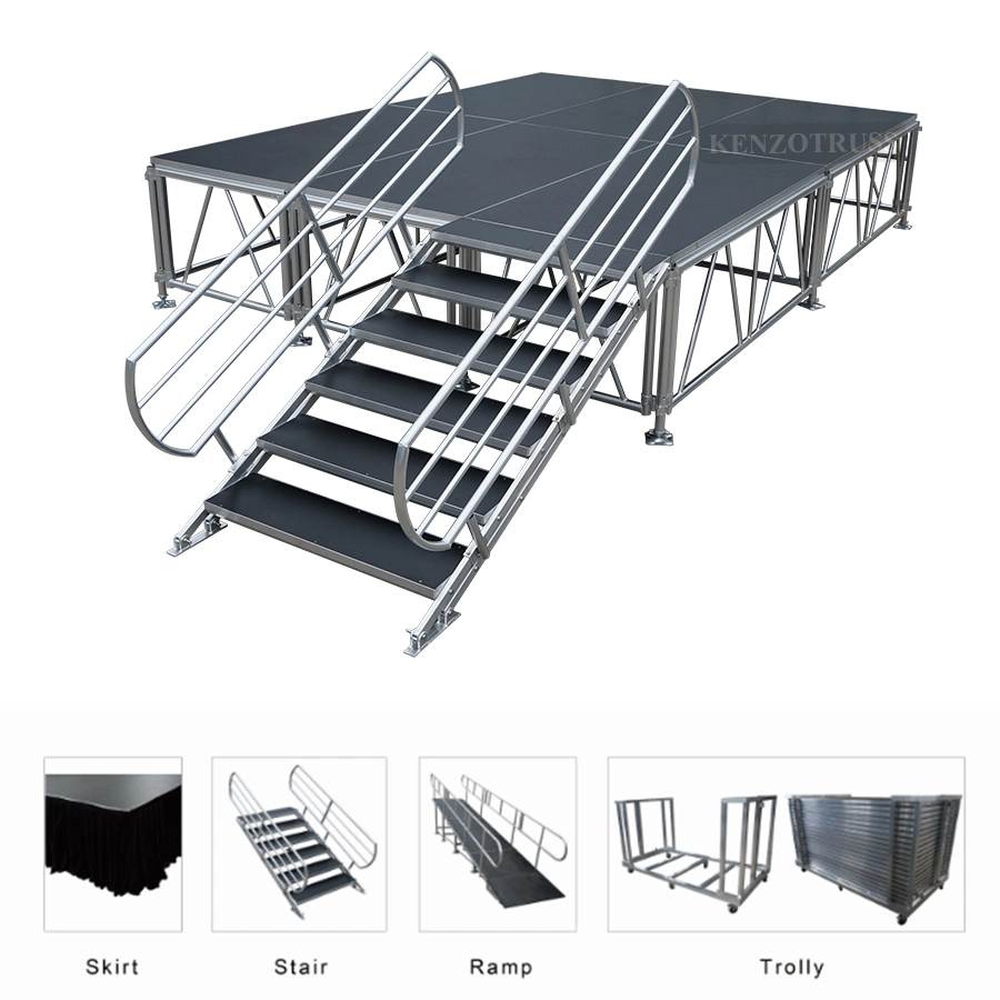 Assembly Modern Wedding Aluminum Stages Frame