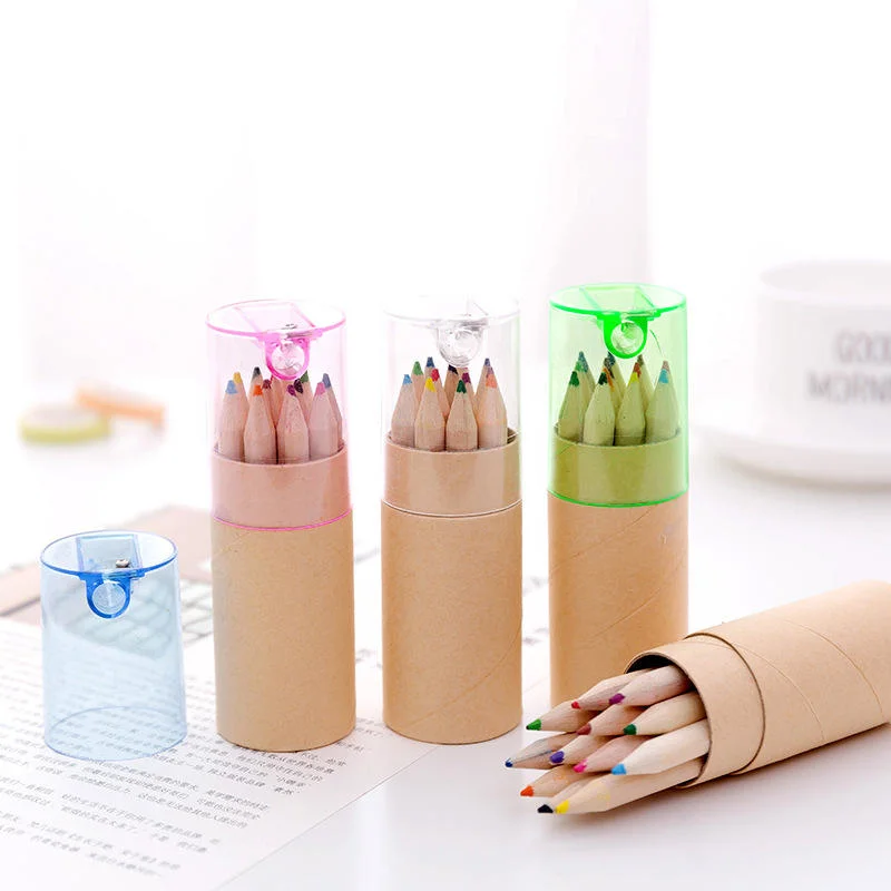 Cartoon Children's Drawing Wood Colored Pencils