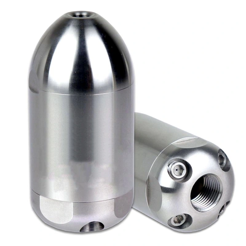 China Custom CNC Machined Machining Stainless Steel Pipe Hose Water Air Sewer Jet Spray Nozzle