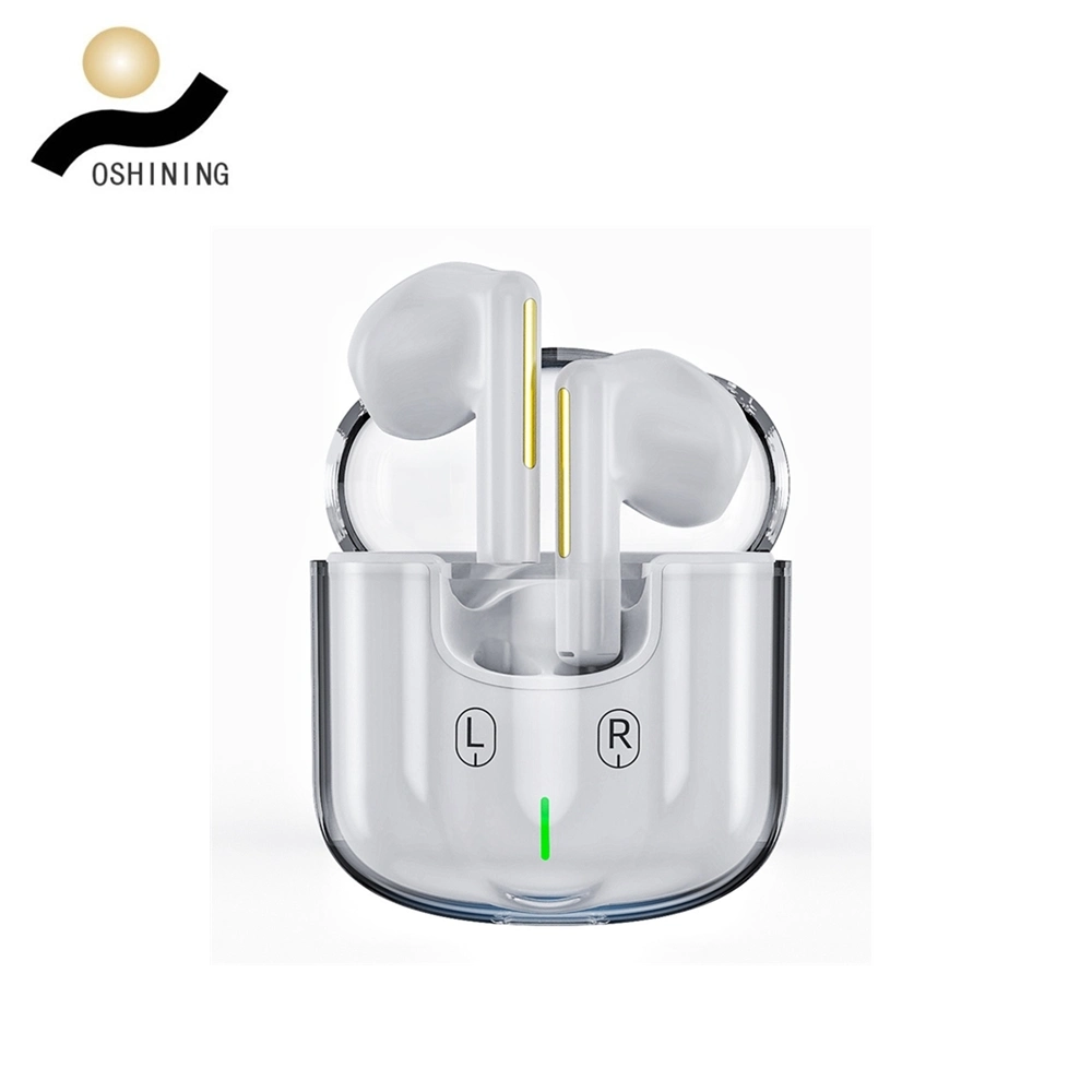 Crystal Portable Mini Wireless Earbuds Bt Headset Gaming in-Ear Earphone Tws