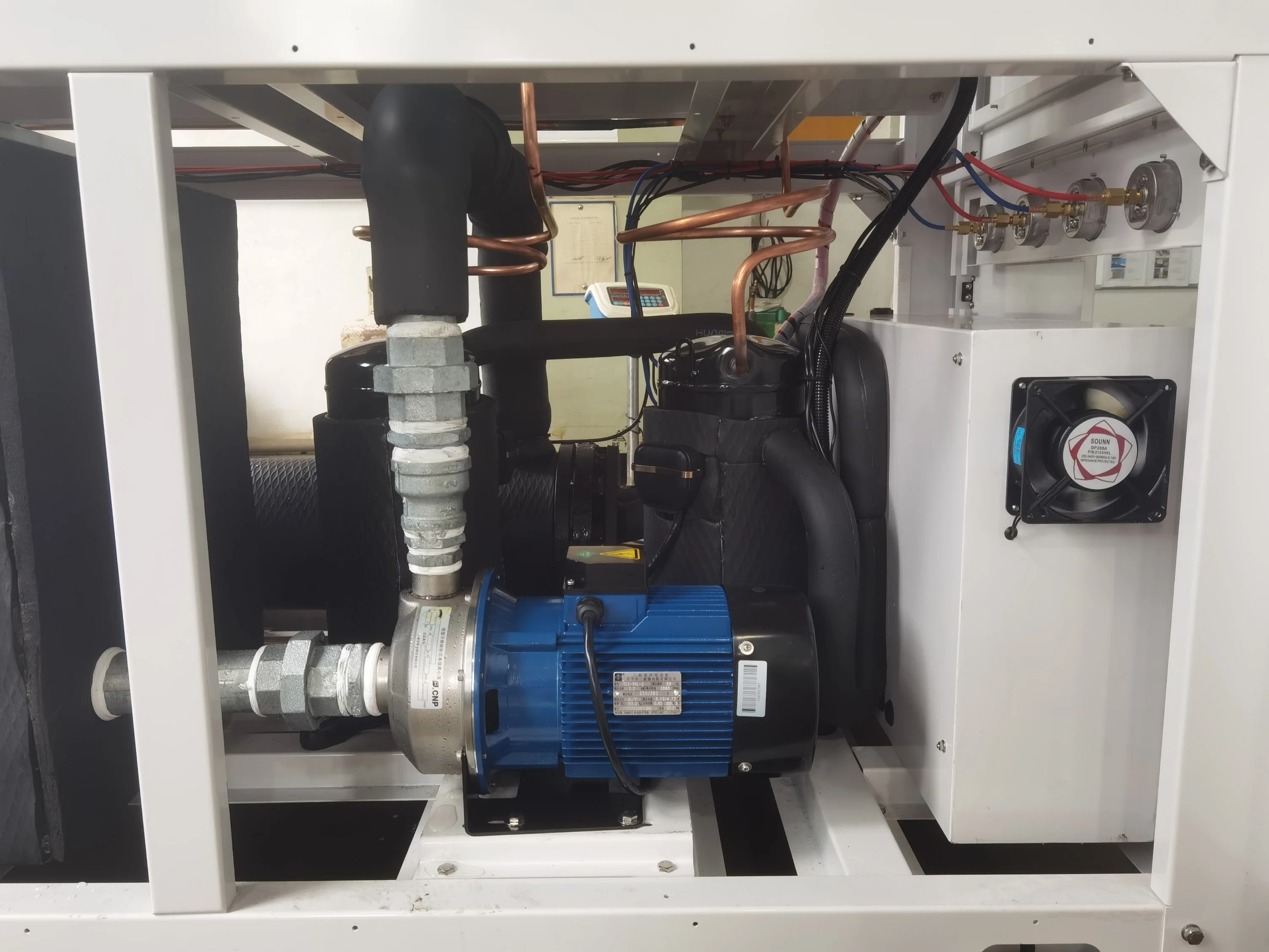 Refrigerador industrial refrigerado por agua refrigerador de aire para moldeo por inyección máquina