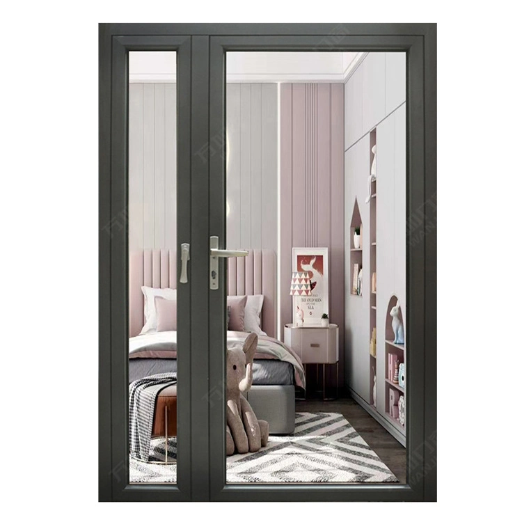 Puerta de aluminio Swing Ace bloqueo de puerta Swing Aluminium Swing Puerta de tráfico