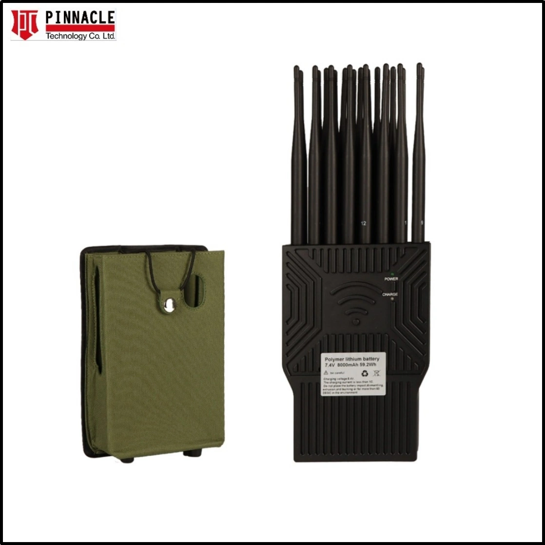 21-Antennen Handheld All-in-On Full Band UHF/VHF/GPS/WiFi-2,4G-5,8g Cellphone Signal Jammer