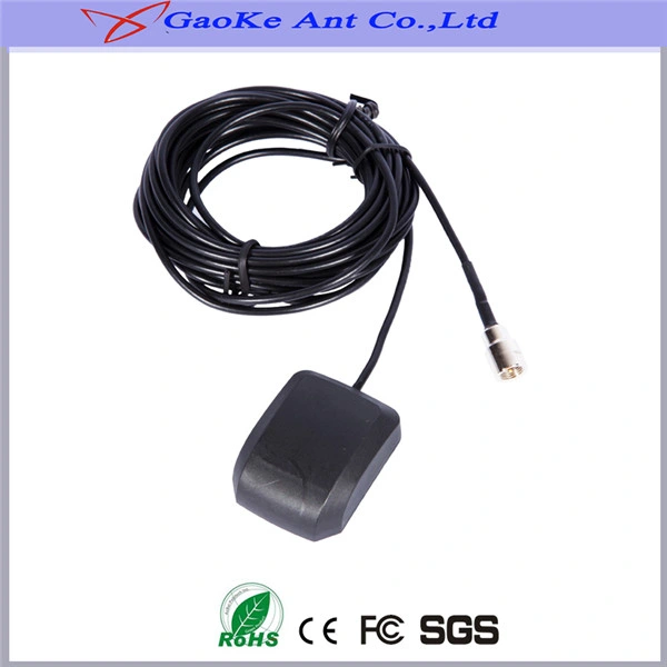 Magnetic or Adhesive Mount GPS External Antenna, Gt5 Connector and Rg174 Cable GPS Receiver