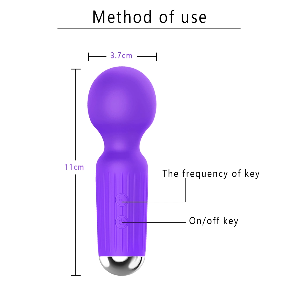 Wholesale/Supplier Lovely Dolphin AV Rod Strong Vibrator Wand Massage Sex Toy for Women