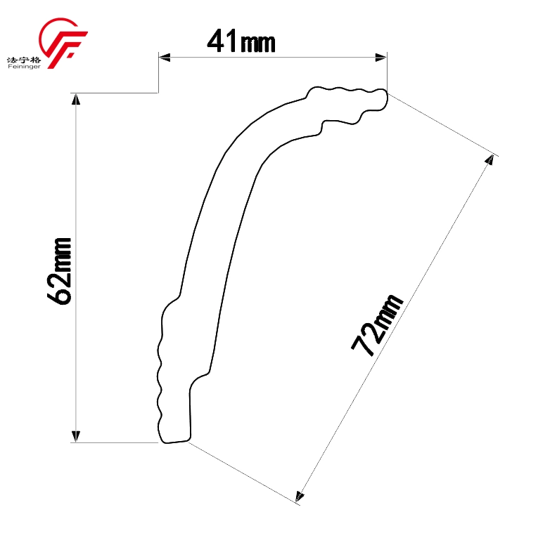 Waterproof PS Cornice Moulding Decorative Lines Building Material