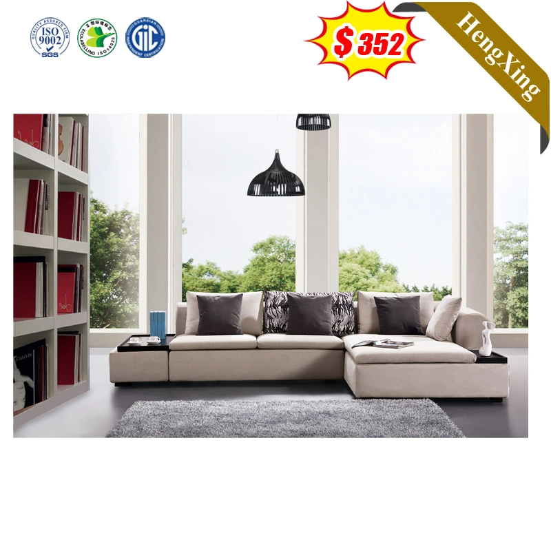 European Style Modern Furniture L Shaped Simple Design PU Leisure Living Room Sofa